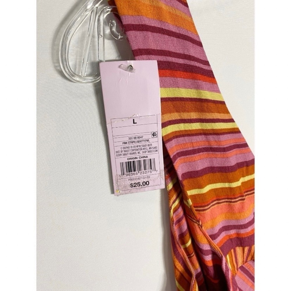 Groovy Costume Women's Slip Dress 70s Psychedelic Sleeveless Dress L NWT - Picture 12 of 12